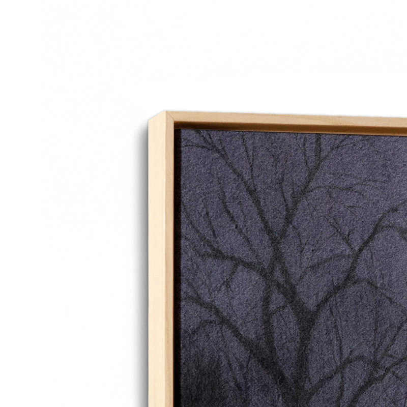 «Haunted Dusk I» par Grace Popp, reproduction d'art sur toile, Cadre flottant sans passe-partout, Tanné, H 36 po x l 24 po