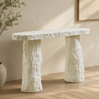 Table console d'entrée en fibre de verre
