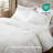 Bedsure Luxury Hotel Duvet Cover, 100% Cotton Rope Weave Bedding Set, Includes 1 Duvet Cove with Hidden Zipper & 2 Pillow Shams, Linen, Comforter Sold Separately-117599864-117599865