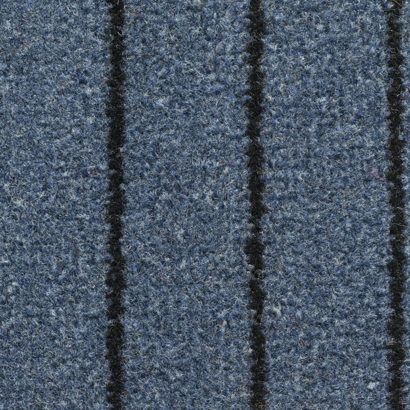 Amelia-Danni Non-Slip Striped Doormat, Blue, Rectangle 90 x 150cm