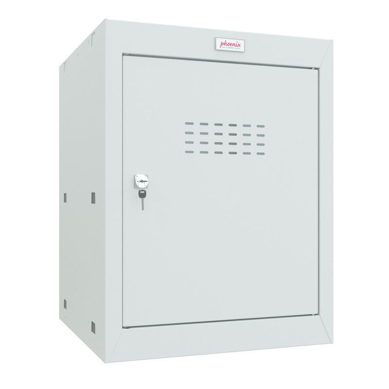 Metal 1 - Tier 40cm with Key, Light Grey