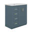 Meuble-lavabo 36 po avec lavabo en céramique: armoire de rangement moderne en bois massif avec 3 tiroirs-160161395