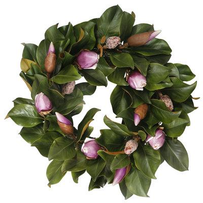 Couronne de plastique à bud 24" magnolia