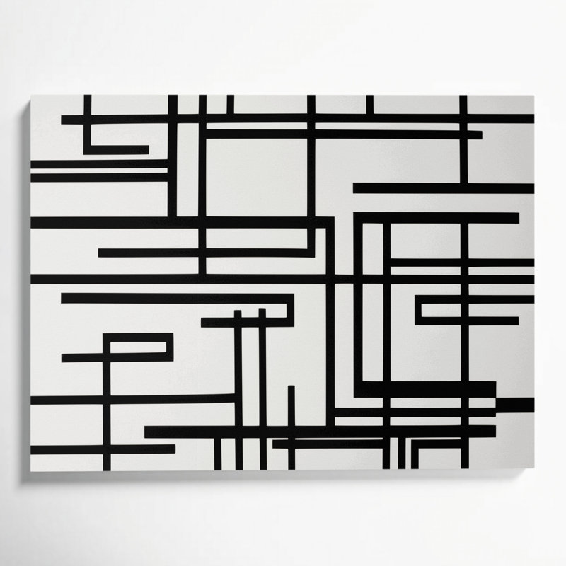 Minimalisme 66, art mural sur toile beige, H 20 po x l 24 po