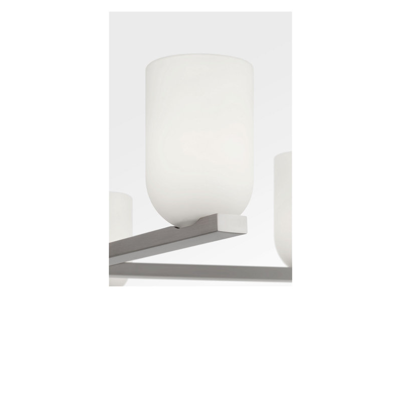 Lustre à cinq lumières Neblina, Nickel brossé, Non