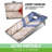 GoSports Rustic Red & Blue Design Cornhole Game Set, Regulation Size