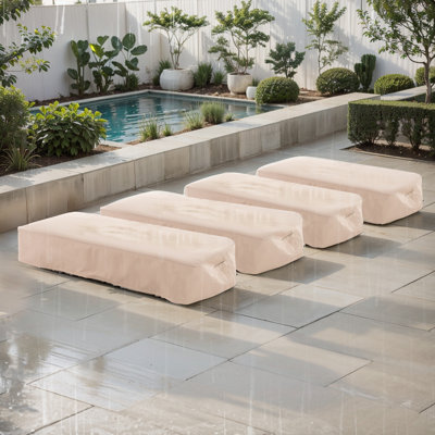 Harsha Outdoor Patio Chaise Lounge Cover