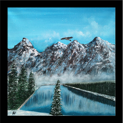 " Snowy Peaks " by Amy Valiante