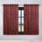  Leaves Pattern Machine Washable 100% Polyester Black Out Curtains with Back Tabs-103688496-103688504