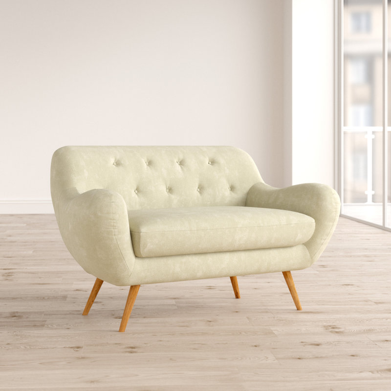 Jefferson 2 Seater Loveseat, Light Grey