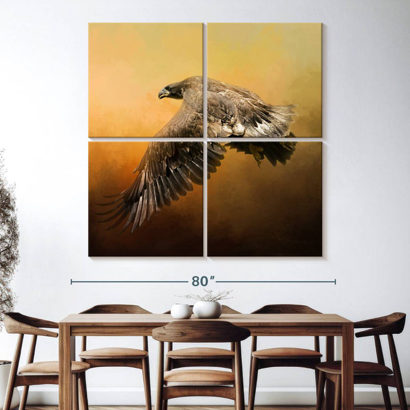 Brampt First Flight, 74" H x 74" W