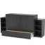 Lit escamotable avec tiroirs et tablettes de rangement spacieux, idéal pour les chambres d'amis ou les chambres compactes-509053611