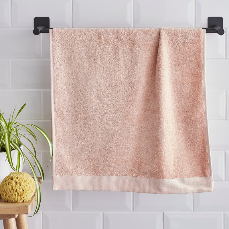 Bambo Cotton Blend Towels, Blush Pink