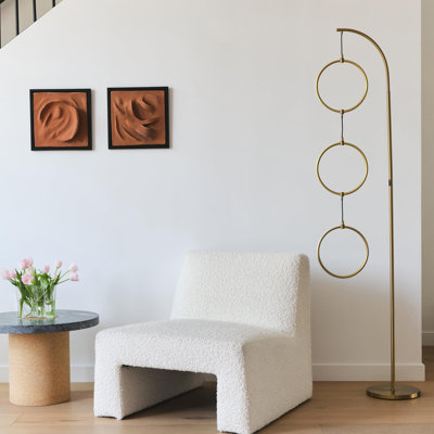 Lampe sur pied DEL 74 po Torlaug