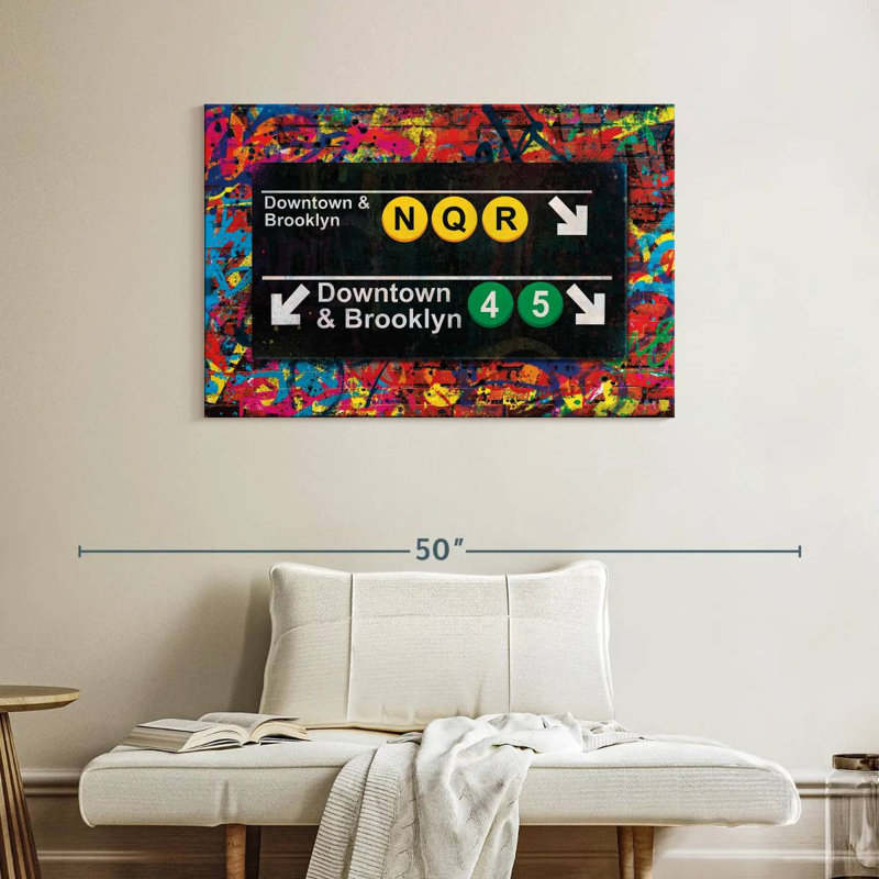 Sireci New York Subway Directions, 26" H x 39" W