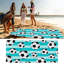 Serviette de bainNouvelle serviette de plage à imprimé de serviettes