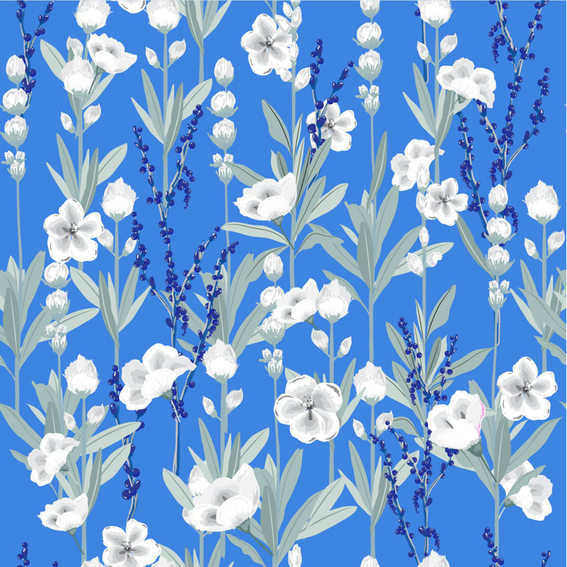 Rouleau de papier peint 18,75 pi x 25 po Flowers