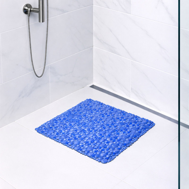 Non-Slip Shower Mat, Navy Blue