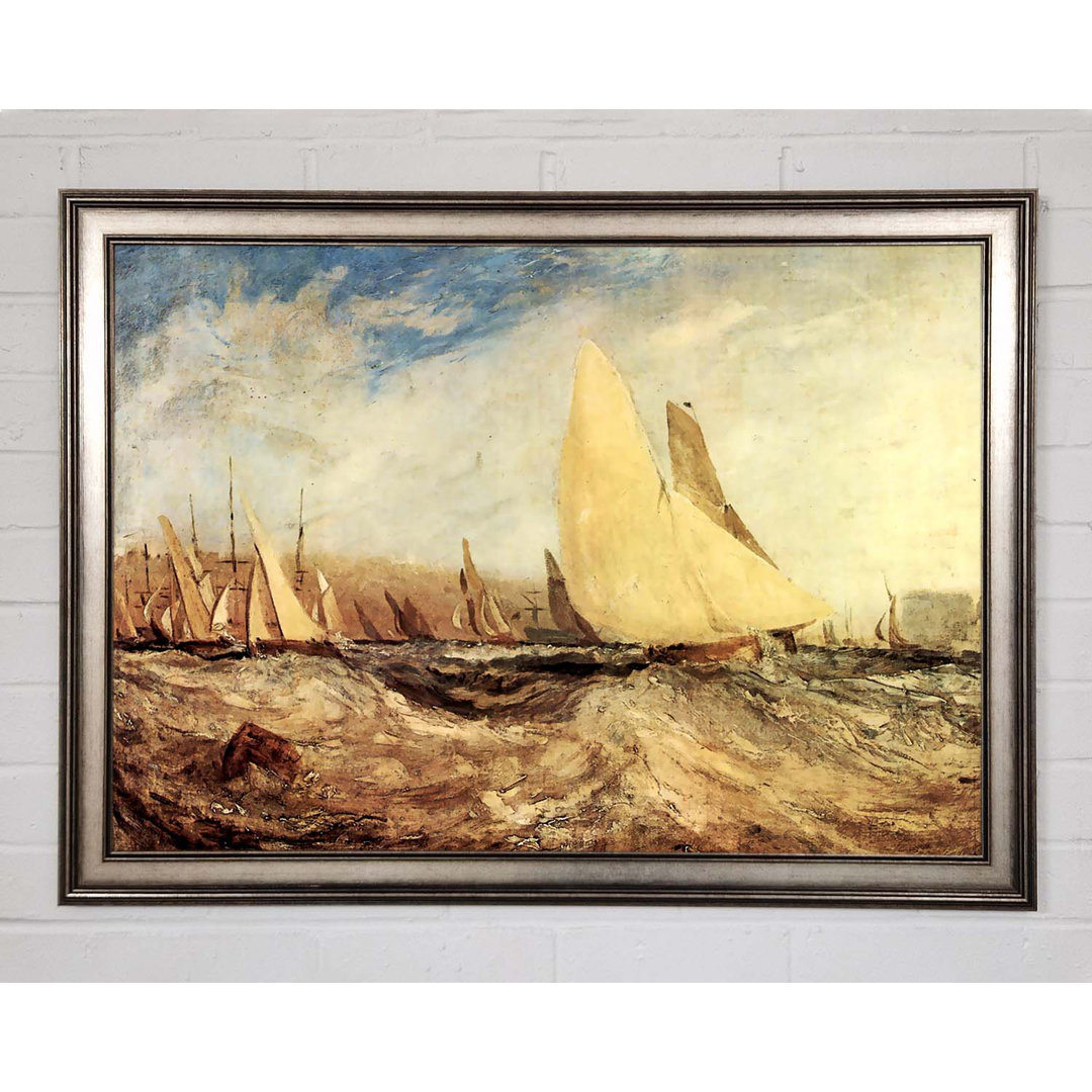 Joseph Mallord Turner Regatta - Einzelner Bilderrahmen Kunstdrucke