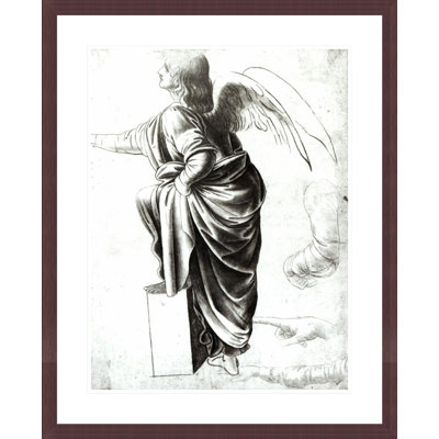 Study of an Angel by Leonardo da Vinci -Framed Giclee Print