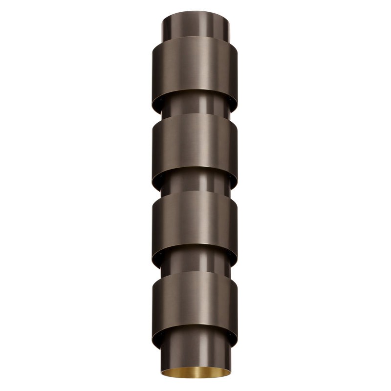 Ring Flush Mounted Sconce, Bronze