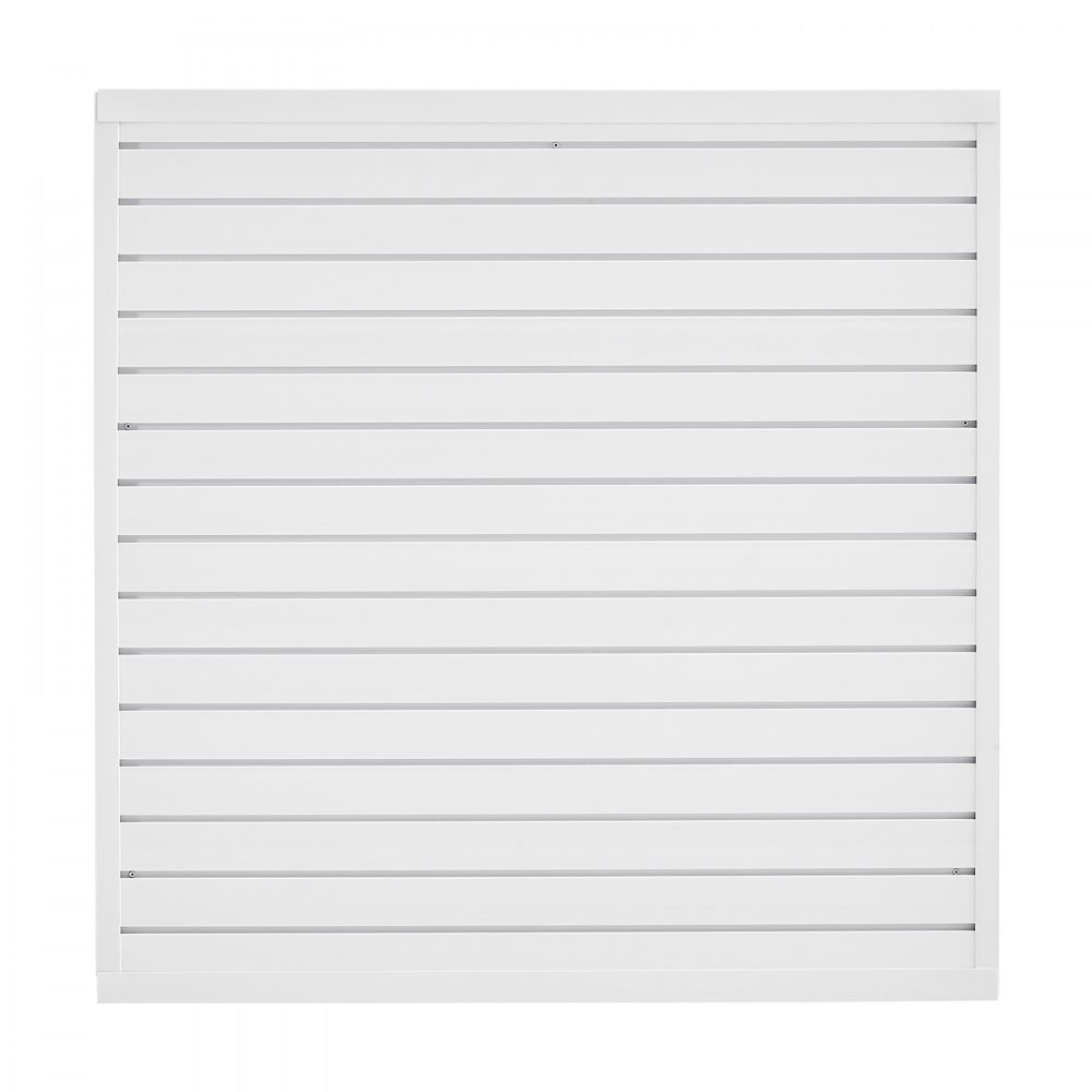 4 x 4 ft Slat Wall Paneling PVC Garage Slatwall with Modular Design