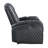 Alair Power Recliner w/Bluetooth, Charger & Cupholder, Dark Gray Leather Aire-1552855564