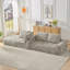 Sleeper, L-Shape Luxury Basic Sectional Sofa Oversized Sofa,Mnimalist Design,Comfy Couch-2046764145-2046764144