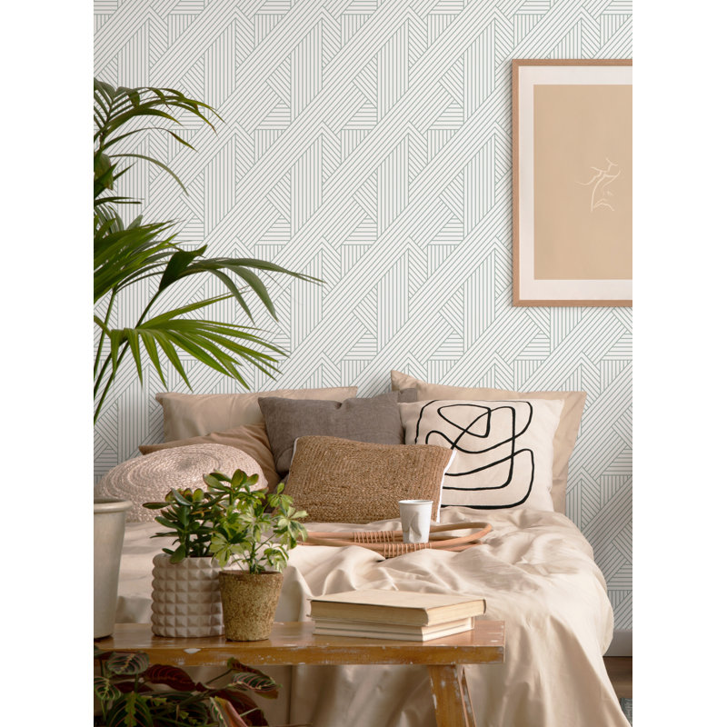 Carrelage de papier peint Williamstown, Laural, L 2 pi x L 18 pi