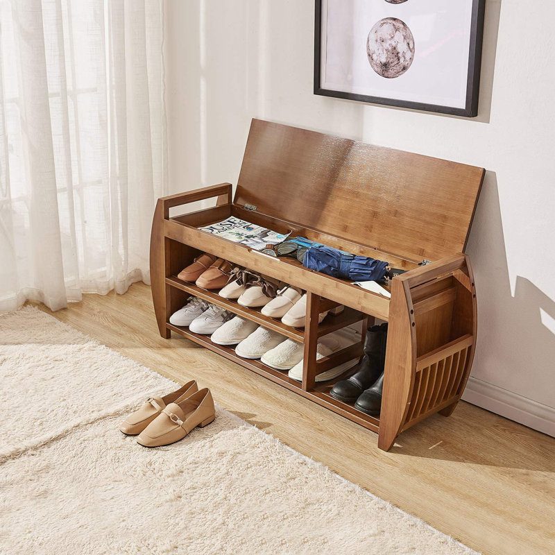 Banc de rangement 7 paires pour chaussures