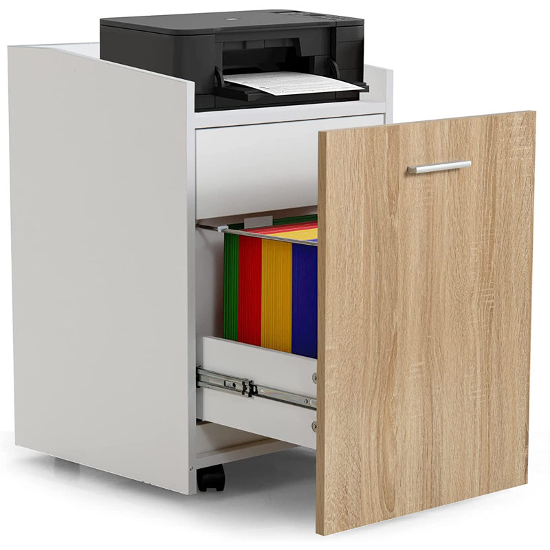 40cm Wide 1 -Drawer Mobile File Cabinet