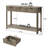 Denise 47.2" Console Table with 3 Fluted Drawers-468945037
