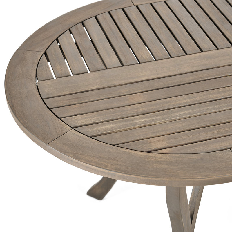 Acacia Wood 70" Dining Table