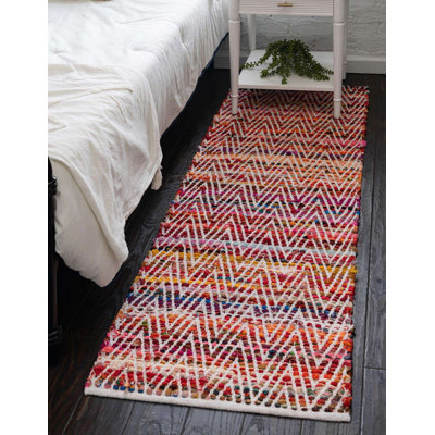 Tapis abstrait en coton fait à la main Tedesco