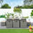Xenia 6 - Person Square Outdoor Dining Set With Cushions-1890511484