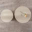 Ensemble de 2 tables basses gigognes Beige