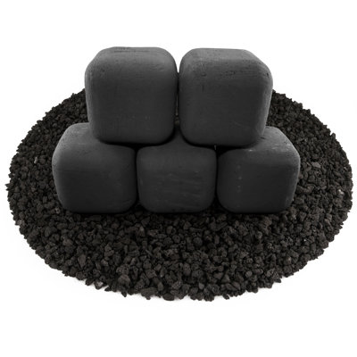 6'' Square Ceramic Fire Pit Accessory