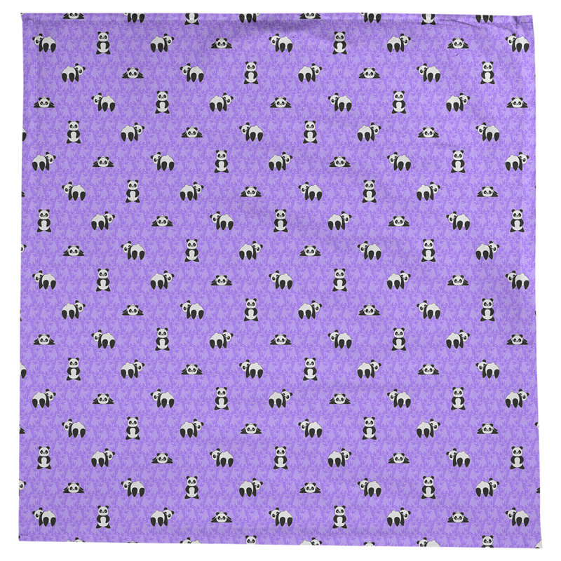 Avicia Panda Tablecloth, Purple