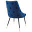 Chaise parsons capitonnée en velours-148914985