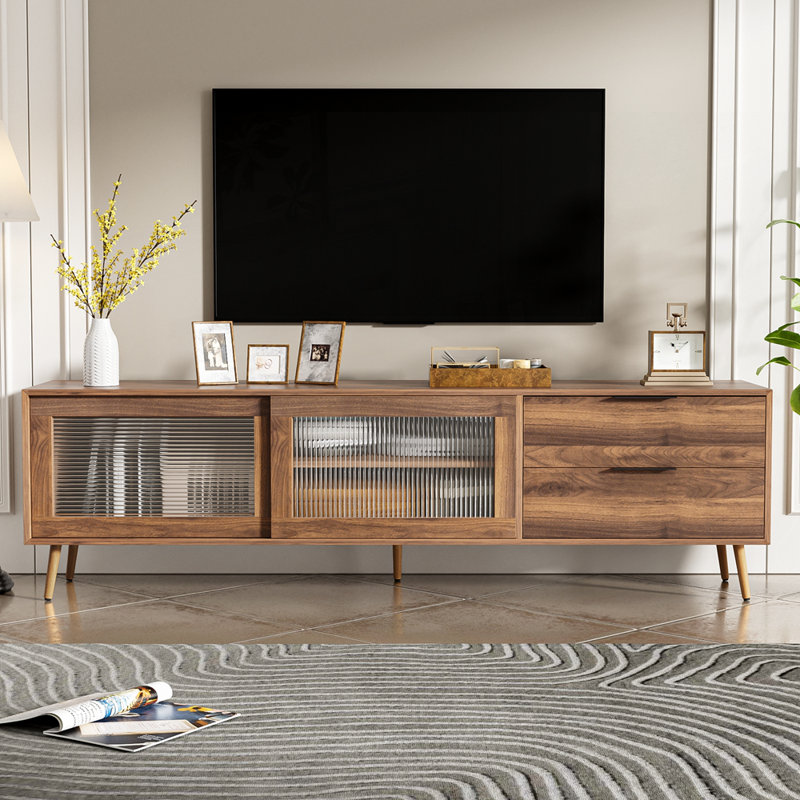 Versatile TV Stand with Multiple Compartments and Stylish Design for Any Room