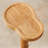 Solid Wood Bean-Shaped End Table,Pedestal Drink Table, Tall Plant Stand-118690958-118690960
