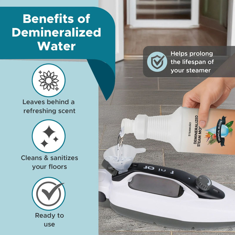  Steam & Go Scented Demineralized Mop Water - Tropical Bloom
