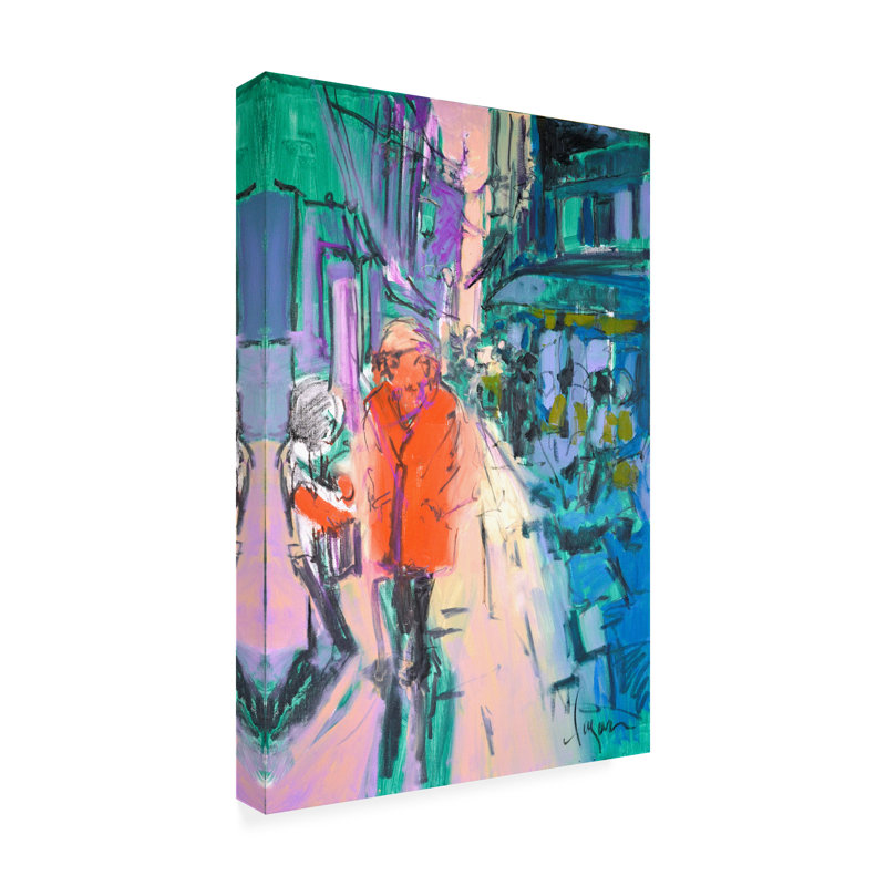 Dorothy Fagan  Encounter Canvas Art, 47" H x 30" W