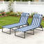 Chaise longue d'extérieur pliante-1553384101