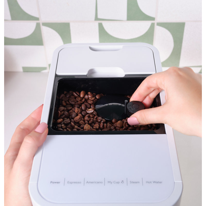 Café AFFETTO Automatic Espresso Machine + Frother, Matte White