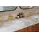 Barcelona Matte White Oval Undermount Bathroom Sink with Overflow