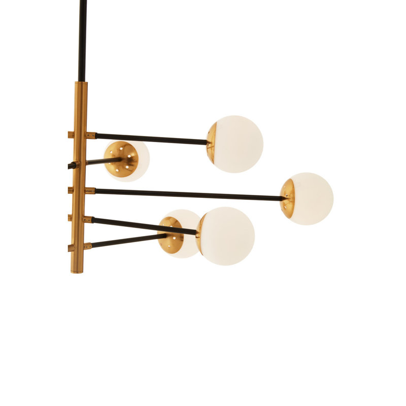 Ahkeem 10 - Light Gold Sputnik Pendant