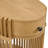 Estie Wood Slatted Chairside End Table With Charging Station-1046253196