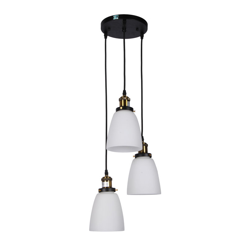 Volpe 3 - Light Black Cluster Pendant