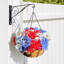 Plantes suspendues d'extérieur artificielles avec panier Pensée Delphinium-427228226